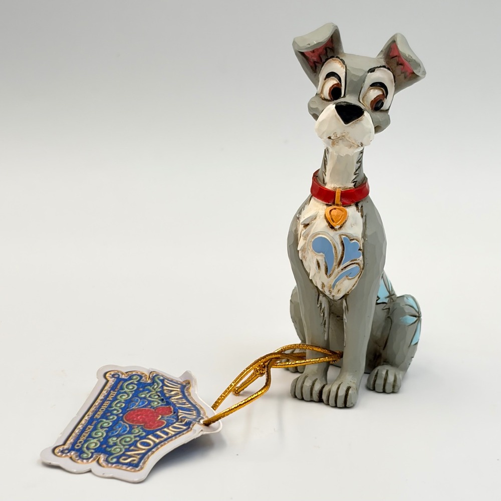 Disney Traditions by Jim Shore Enesco Tramp Figurine‎ Grey Blue Lady & The Tramp